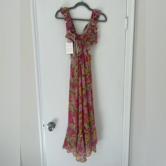 NEW with Tags Show Me Your Mumu Floral Midi Dress Small - Picture 2 of 3